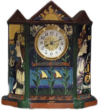 Wileman Intarsio Clock